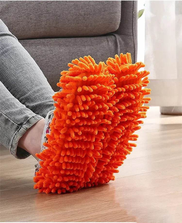 2 Pcs Mop Slippers Dust Cleaning Covers