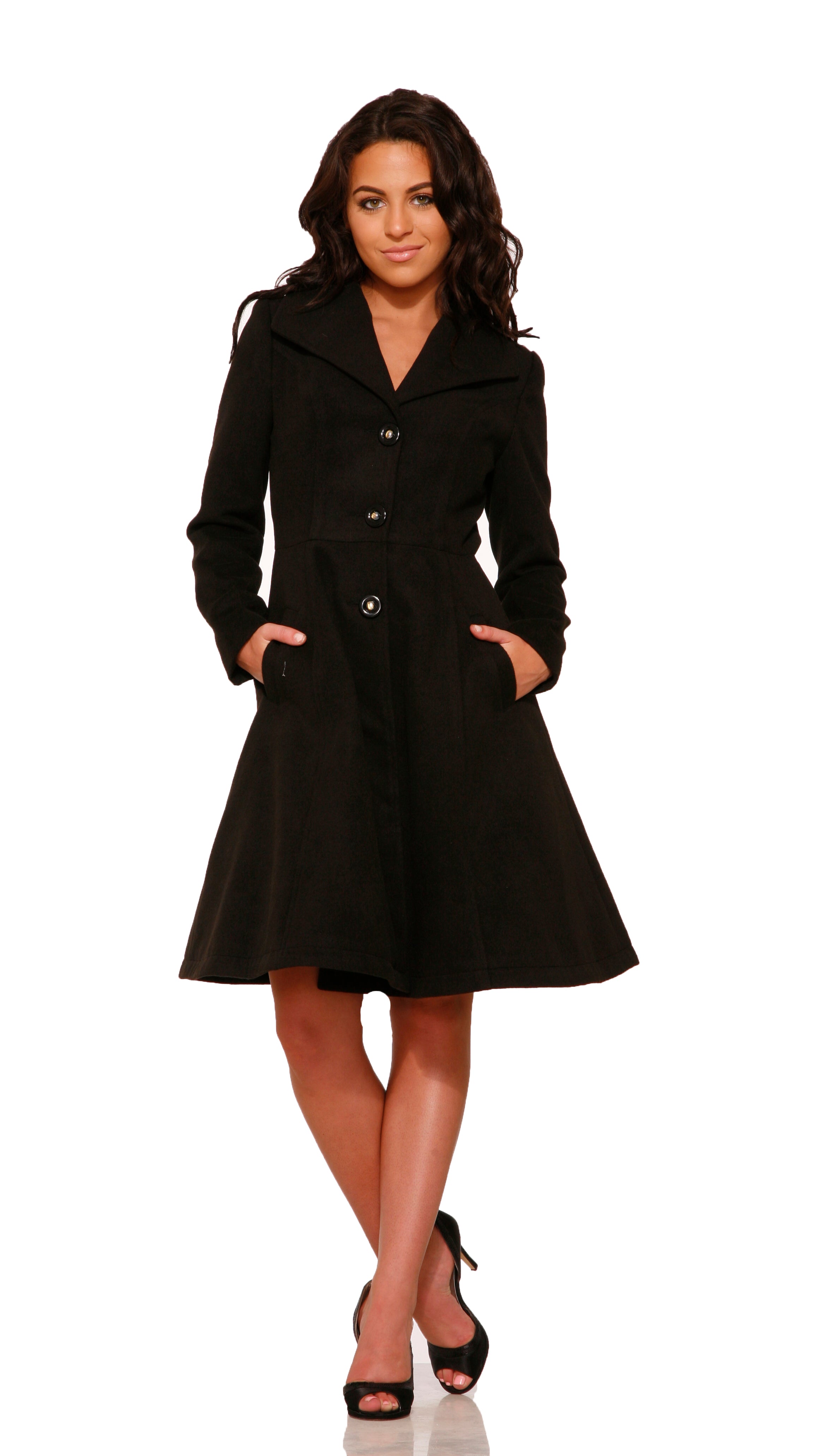 4037 Black Dutches Coat