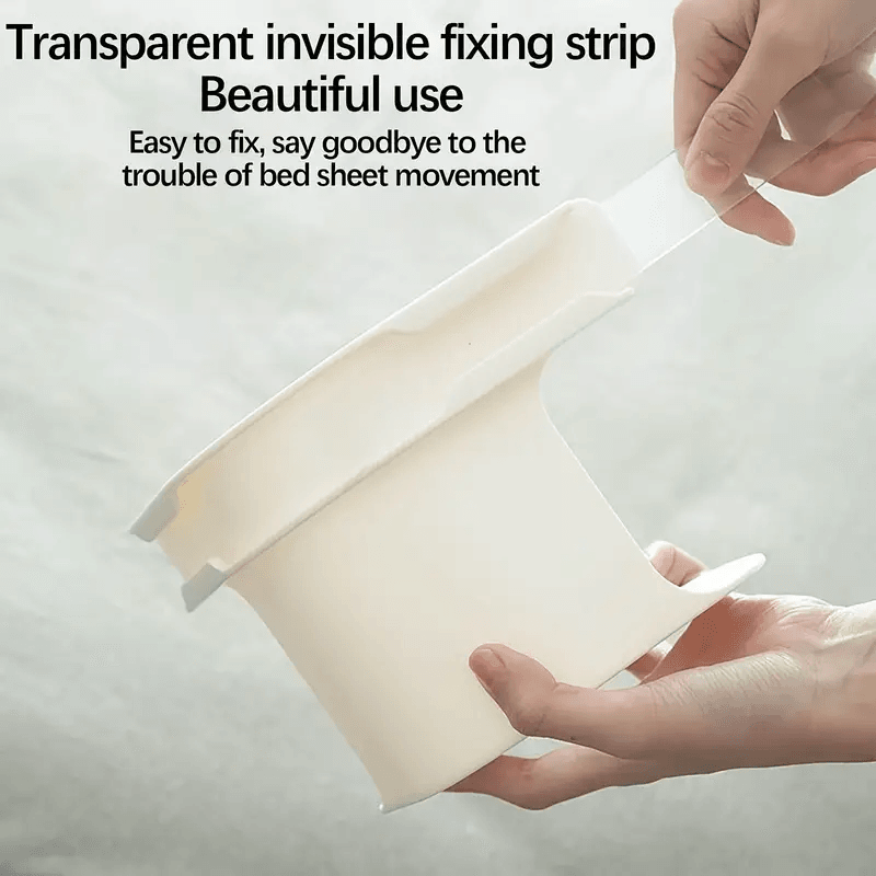 4pcs Bed Sheet Grippers – Non-Slip Mattress Clips & Fasteners
