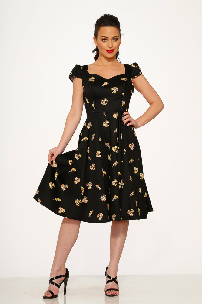 9836 Love New York Pizzeria Swing Dress