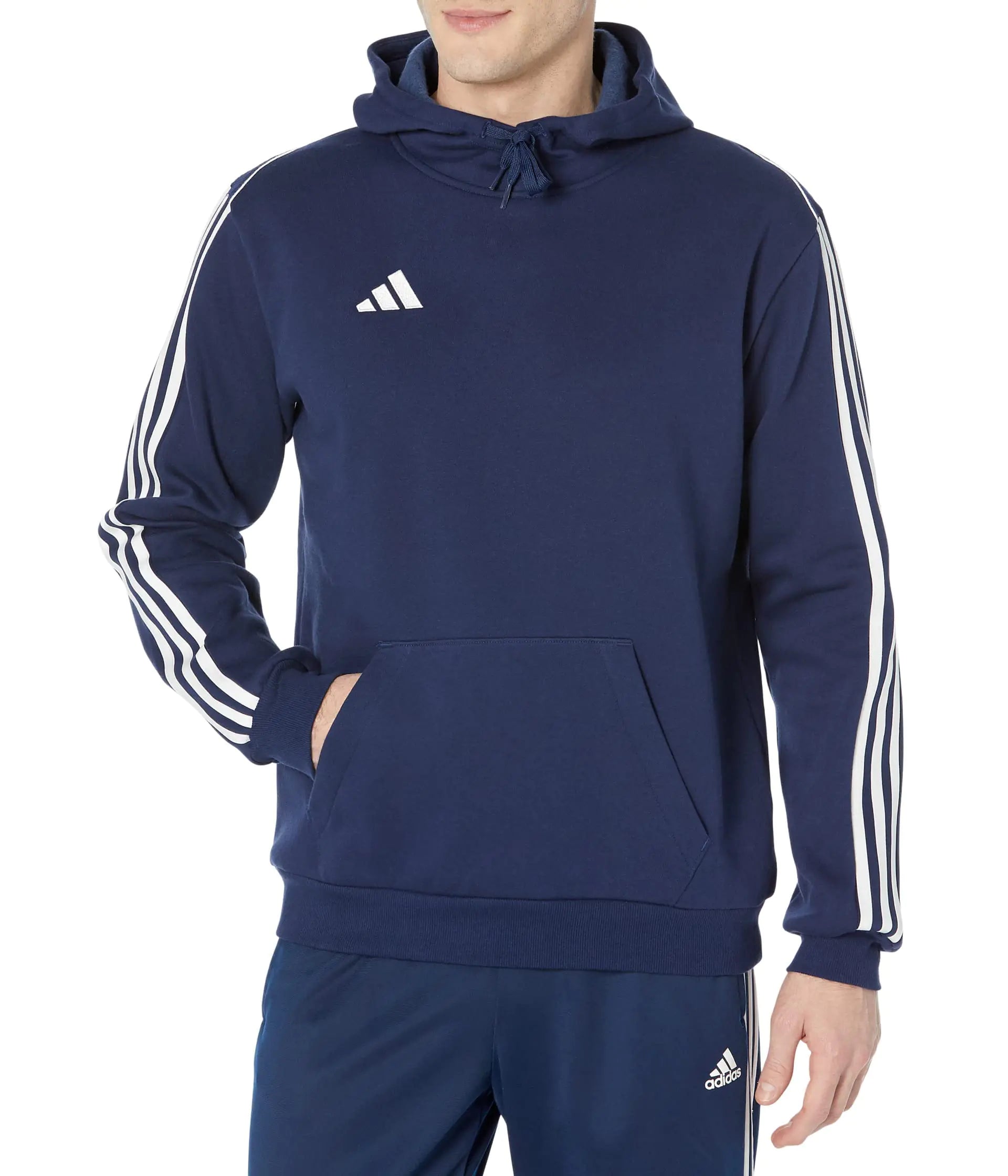 adidas Mens Tiro23 League Sweat Hoodie Team Navy Blue Large