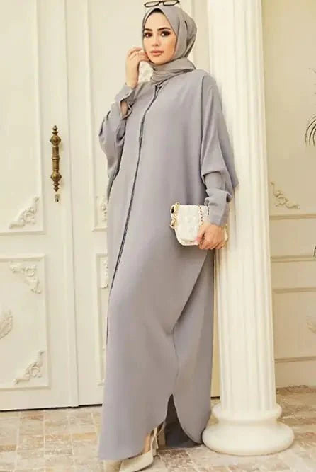 Abaya Long Sleeve Dress for Muslim