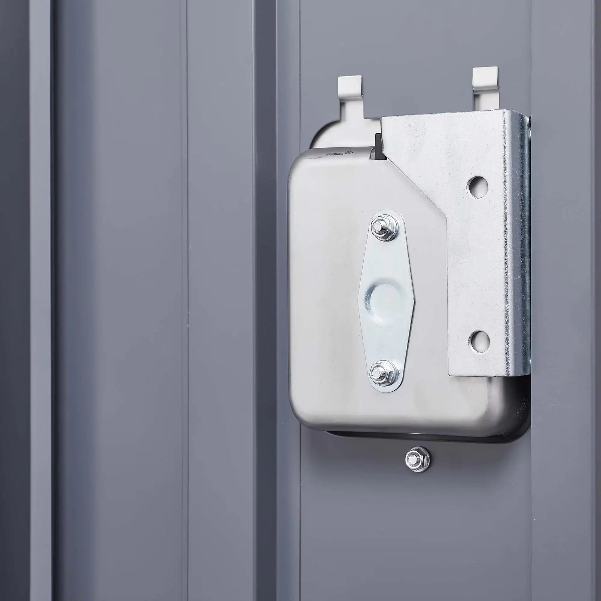 3 Employee Metal Lockers With 72 Inch High Locks, Home Gym Office, School Garage Lockers, Gray