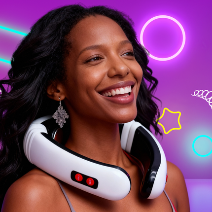 New Neck and back Massager Device Electric Muscle Vibration Stimulation Relaxation Instrument For Neck and back care