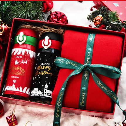 Christmas Female Thermos Cup Gift Box Set Birthday