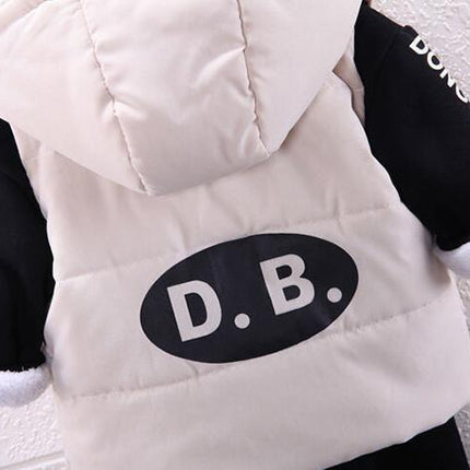 Three-piece Children's Thick Winter Sweater