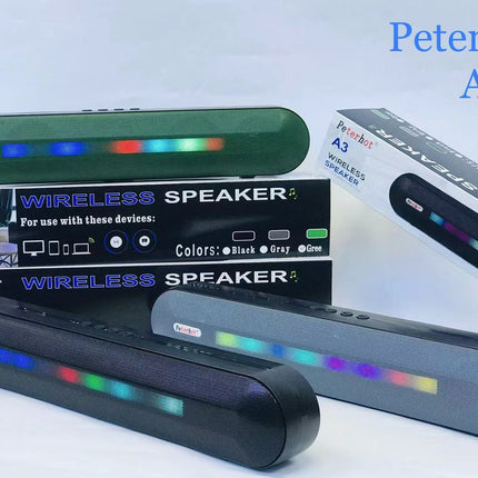 Bluetooth Speaker With Long LED Breathing Light