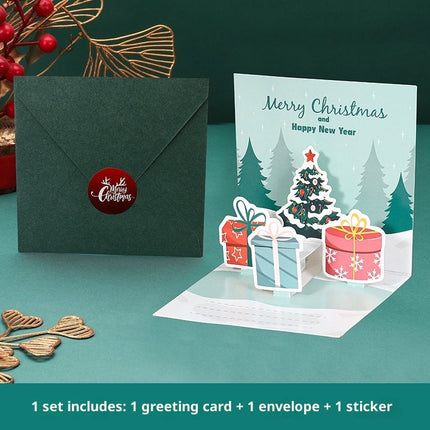 Three-dimensional Blessing Greeting Card