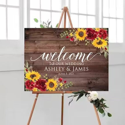 Creative Birthday Business Banquet Welcome Sign Boards