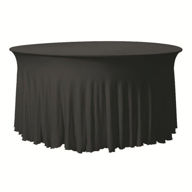 Stretch Table Cover Round Skirt Tablecloth