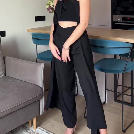 Convertible Tie-Drape Pants