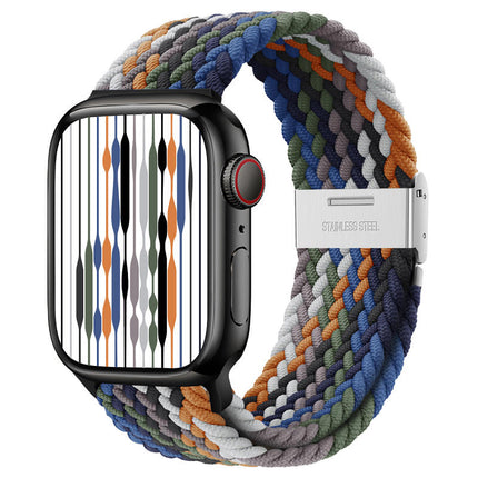 Creative Nylon Loop Elastic Woven Watch Strap