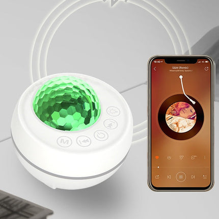 Bathroom Magic Sound Light Swimming Pool Outdoor Small Magic Ball Atmosphere Light Bluetooth Waterproof Speaker Music Voice Control Stage Small Audio