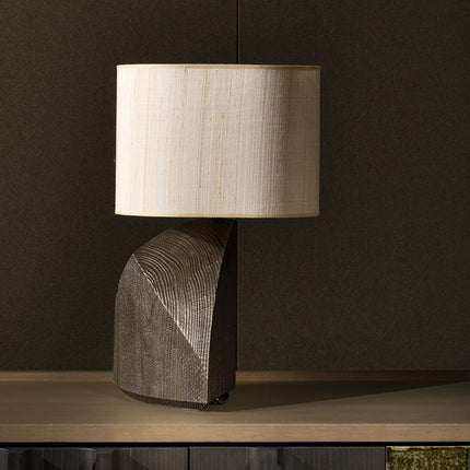 Japanese Wabi-Sabi Resin Craft Stylish Table Lamp