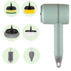 Green With six brush heads / 1PC