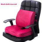 Mesh Combination Rose Red / Seat cushion backrest cushion