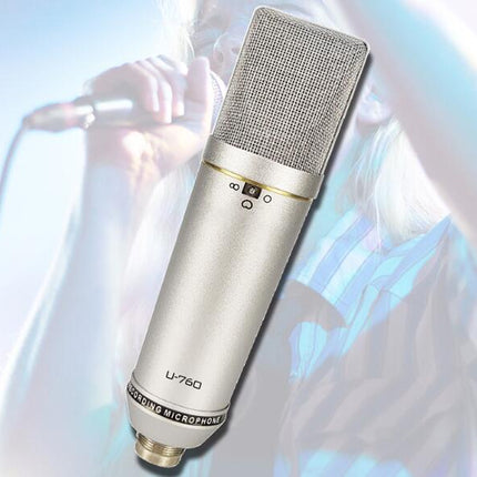 SKU87 Professional Capacitor Anchor Recording K Song Live Microphone