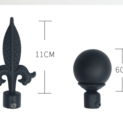 Curtain Rod Roman Single Rod Background Hanging Cloth