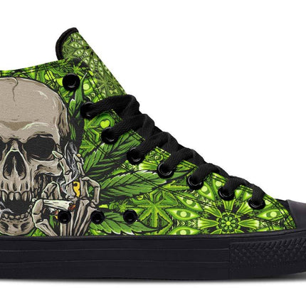 Printed Couple High Top Canvas Shoes