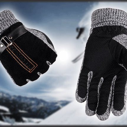 Gloves Men Winter Cycling Leisure Pigskin