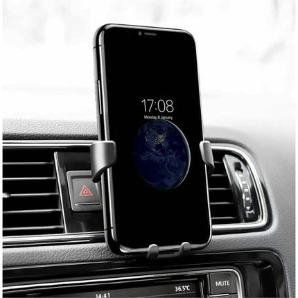Universal Car Mount Holder Stand Air Vent Cradle For Mobile Cell Phone Gravity Car Mount Air Vent Phone Holder For I Phone X XR XS Max S Amsung S10 Note9