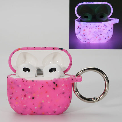 Luminous Floral Protective Cover Silicone Headphone Case