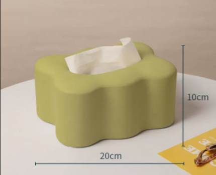 Creative Living Room Table End Table Storage Ceramic Extractor Box