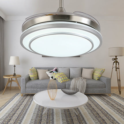 Home Full Spectrum Eye Protection LED Fan Chandelier