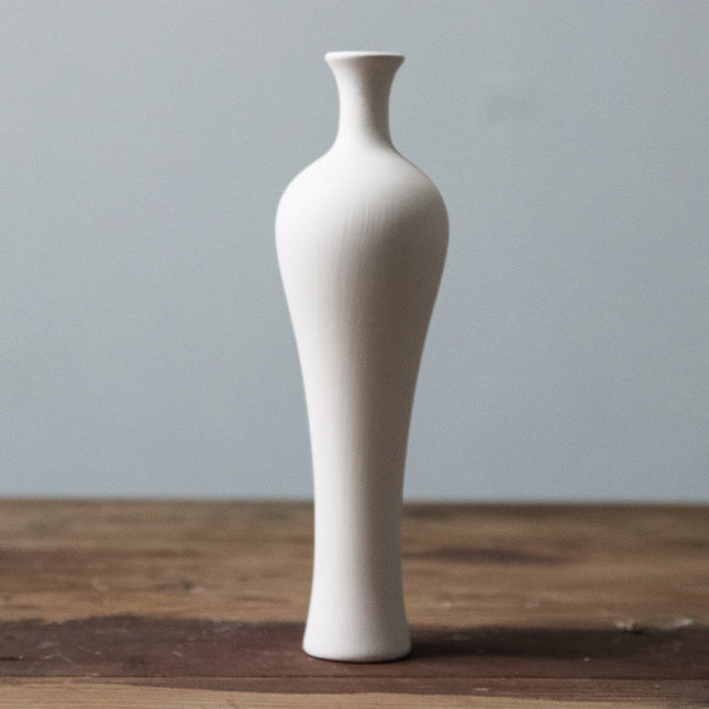 Ceramic Green Semi-Finished Products Vase Decorative Ornaments Parent-child Children Diy Graffiti Painting Coloring White Embryo White Tire