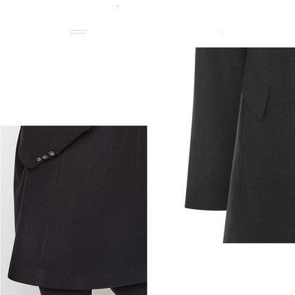 New Black Plus Size Loose Comfortable Fashion Coat for Women