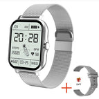 Silverwatch with siliconestrap