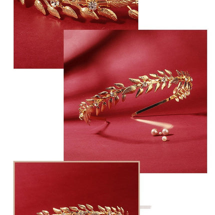 Online Influencer Jewelry Retro Golden Headband