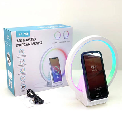 Smart Bluetooth Speaker Ambience Light 15W Wireless Charger