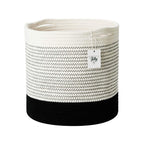 White with black / 30cm