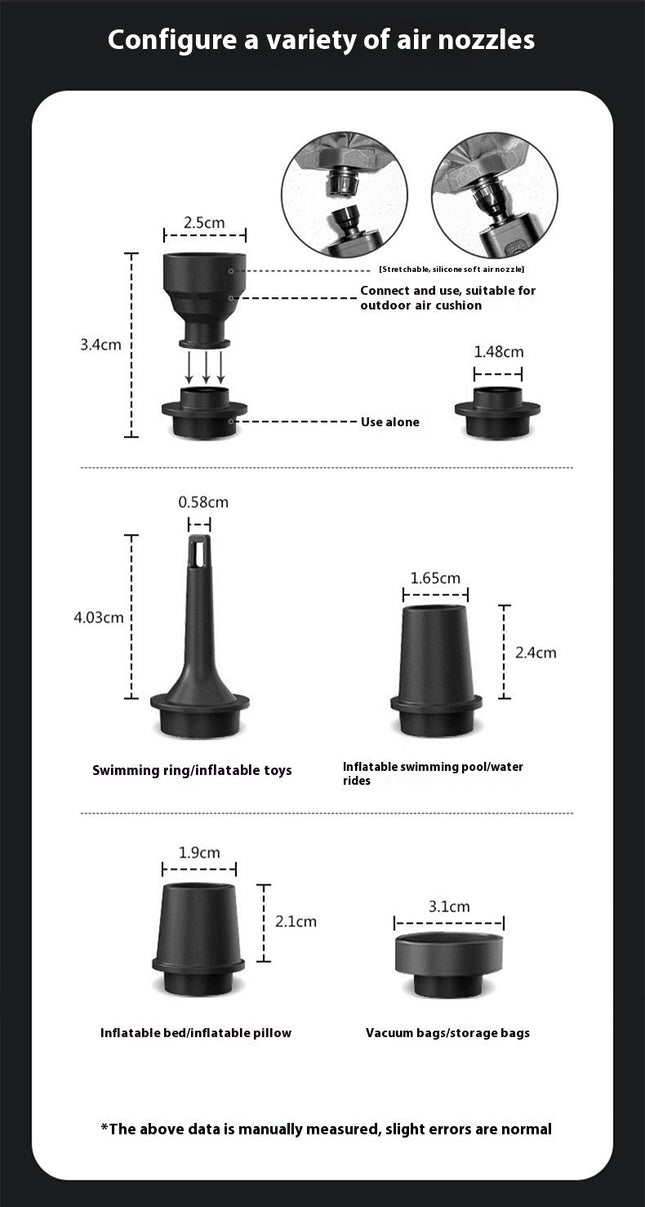 Vacuum Compression Bag Wireless Charging Electric Suction
