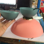 Light blue pink / No light bulb