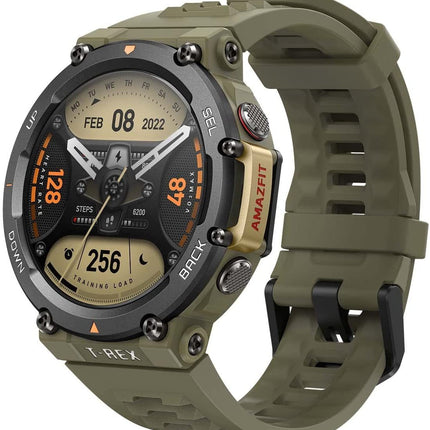 Amazfit T Rex 2 Smartwatch T Rex 2 Dual Band Route Import 150 Built In Sports Modes Smart Watch