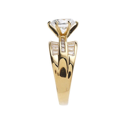 Retro Ring Luxury Exaggerated Zircon Ring Jewelry