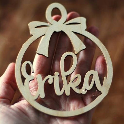 Christmas Hang Gift Name Cards