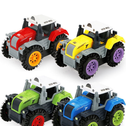Cartoon Puzzle Children Flipping Toy Car