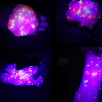 Fluorescent Brushed Mud Slim Crystal Mud