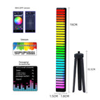 3D Lamp Metal Black Tripod APP / 5VTypec Incense Inserted