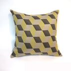 Ginger yellow square / 45x45cm with pillow core