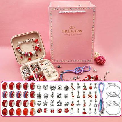 Children's Diy Handmade Beaded Bracelet Creative Jewelry Set Gift Box