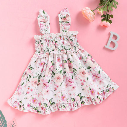 New European And American Baby Girl's Broken Lace Suspender Dress