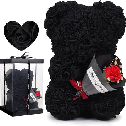 Rose Bear Preserved Fresh Flower Valentine's Day Birthday Gift