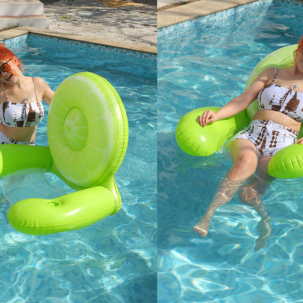 Water With Net Inflatable Seat Hammock Thickened Animal Style Floating Deck Chair