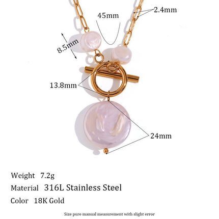 Aura Gold Celestial Moon & Star Disc Necklace | Vintage Titanium Stainless Steel Medallion | Retro Sun & Moon Crystal Charm Jewelry