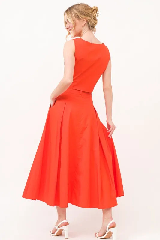 And The Why Square Neck Crop Top