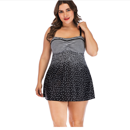Women's Skirt Split Briefs Plus Size Swimsuit